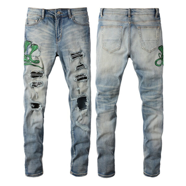 SNAKED JEANS - Image 3